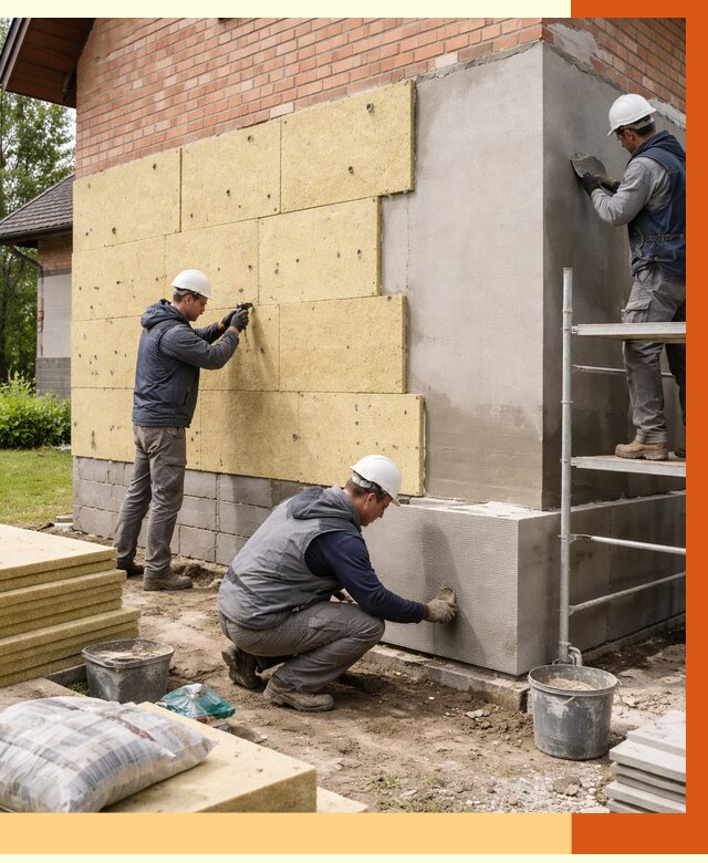 Утепление частного дома в Горячем Ключе под ключ от 7750 руб/м2 — недорого | ТепломастерГрч