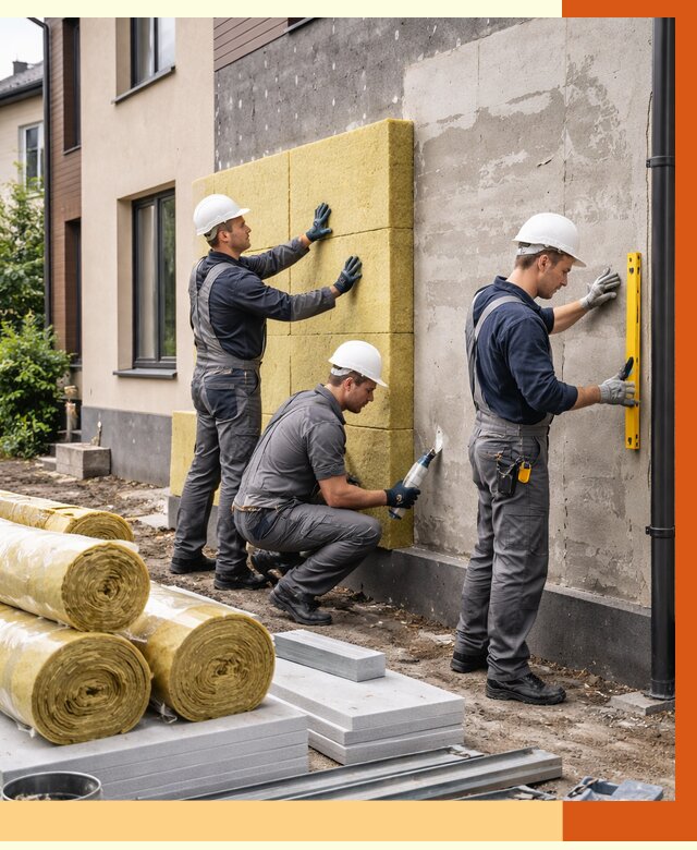 Утепление таунхауса в Горячем Ключе от 7440 руб/м2 — комплекс под ключ | ТепломастерГрч