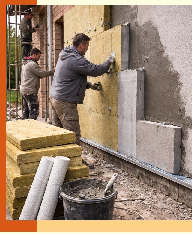 Утепление кирпичного дома под ключ в Горячем Ключе