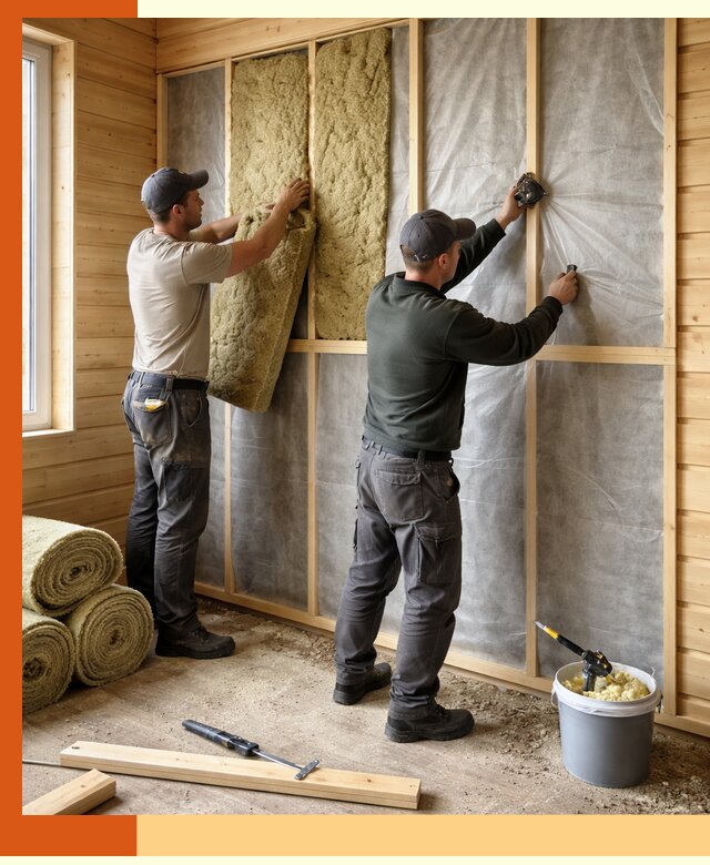 Утепление дома из минибруса в Горячем Ключе: комплексные теплоизоляционные работы