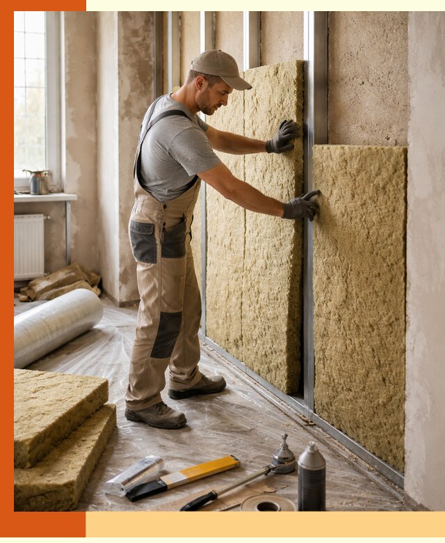 Утепление квартиры в Горячем Ключе — комплексная теплоизоляция стен и полов