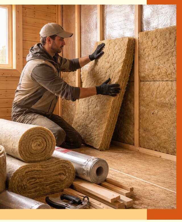 Утепление бани в Горячем Ключе под ключ от 4650 руб./м2 — утеплить потолок, пол и стены | ТепломастерГрч