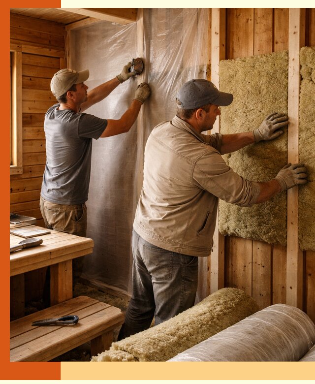 Утепление бани изнутри в Горячем Ключе качественно и недорого