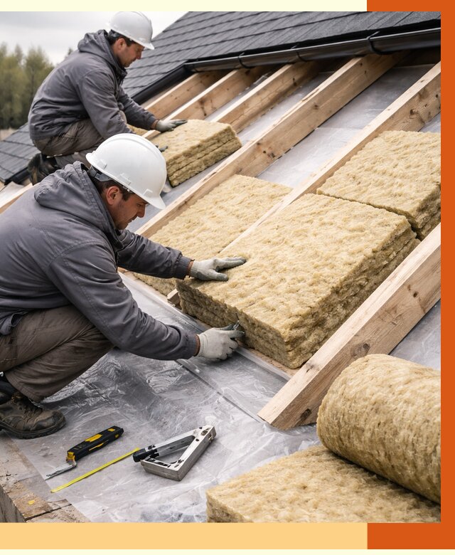 Утепление крыши в Горячем Ключе от 1912 руб./м2 — комплексное утепление кровли | ТепломастерГрч