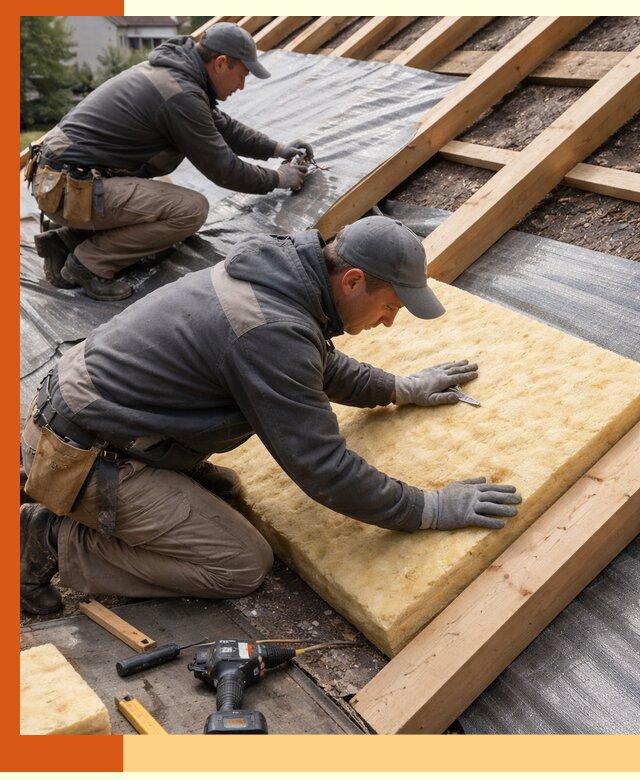 Профессиональное утепление крыши в Горячем Ключе качественно и надежно