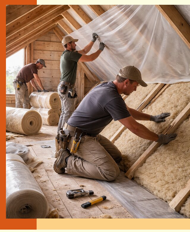 Утепление крыши изнутри в Горячем Ключе: профессионально и надежно