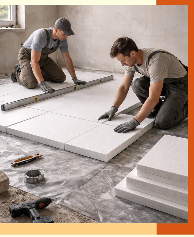 Утепление бетонного пола в Горячем Ключе от 2583 руб/м2 — монтаж и цена | ТепломастерГрч