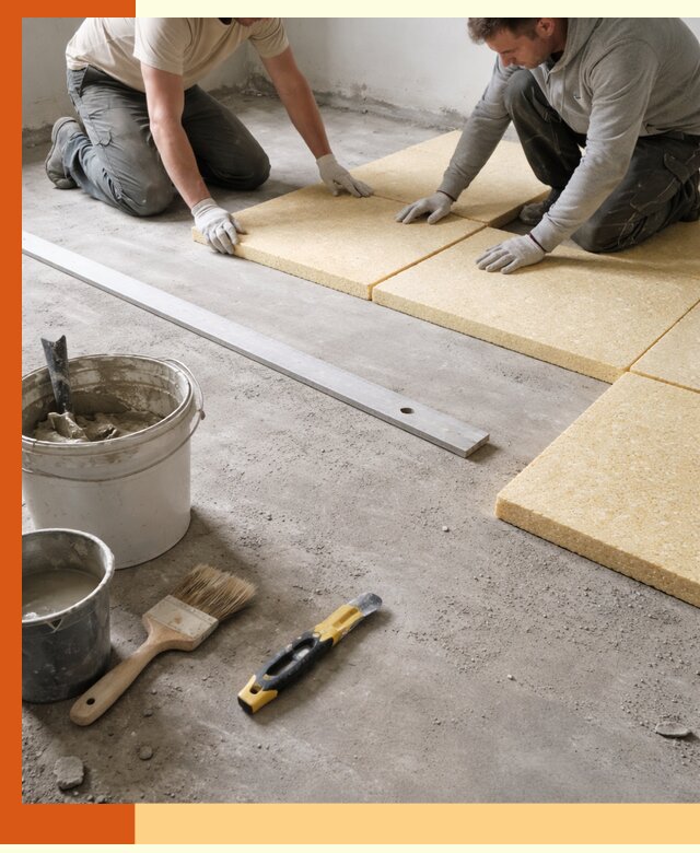 Утепление бетонного пола в Горячем Ключе профессионально и недорого