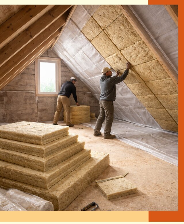 Утепление мансарды в Горячем Ключе от 2583 руб/м2 — комплексно и под ключ | ТепломастерГрч