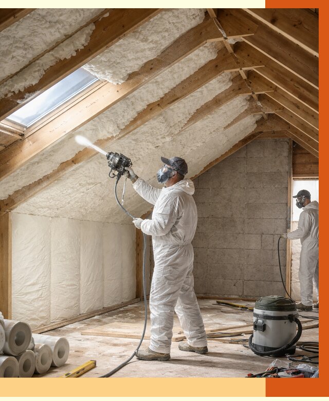 Утепление мансарды ППУ в Горячем Ключе от 2842 руб./м² — заказать под ключ | ТепломастерГрч