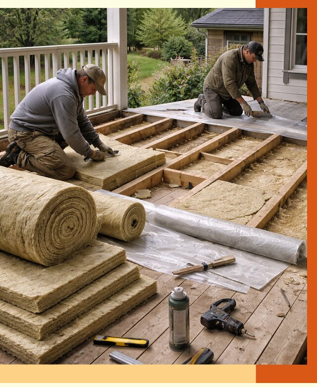 Утепление террасы в Горячем Ключе от 4340 руб./м2 — утеплить террасу под ключ | ТепломастерГрч