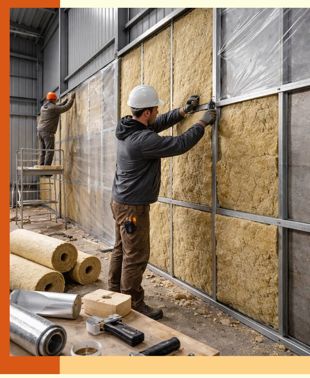 Утепление ангара в Горячем Ключе — профессиональная теплоизоляция помещений