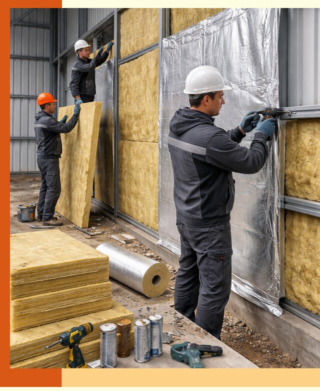 Утепление металлического ангара профессионально в Горячем Ключе