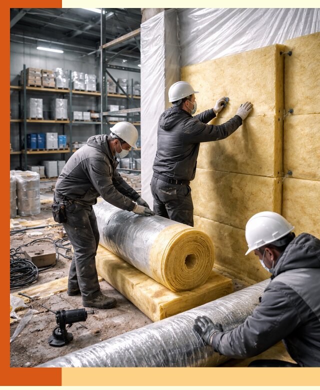 Утепление склада химсырья в Горячем Ключе: безопасная и эффективная изоляция