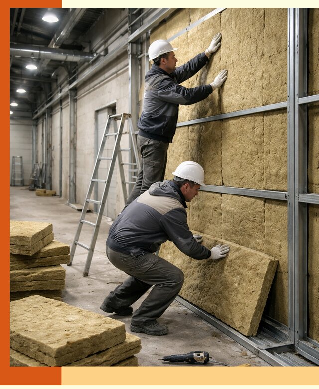 Утепление цеха под ключ в Горячем Ключе с гарантией качества