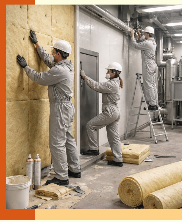 Утепление пищевого цеха под ключ в Горячем Ключе