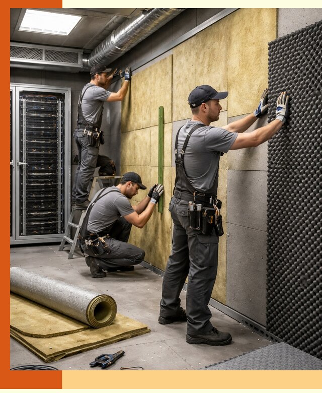 Утепление серверной комнаты профессионально в Горячем Ключе