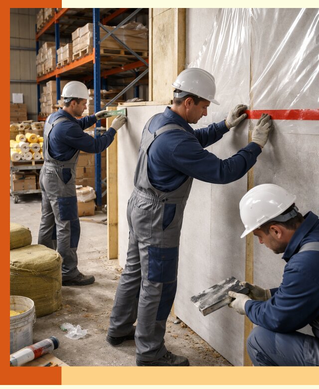 Утепление теплого склада под ключ в Горячем Ключе