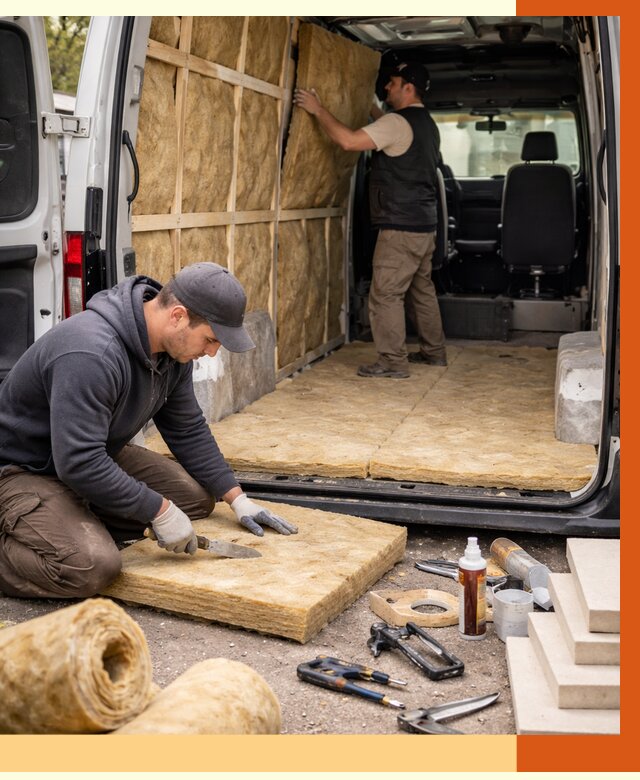 Утепление кемпера в Горячем Ключе под ключ от 12400 руб. — профессионально | ТепломастерГрч