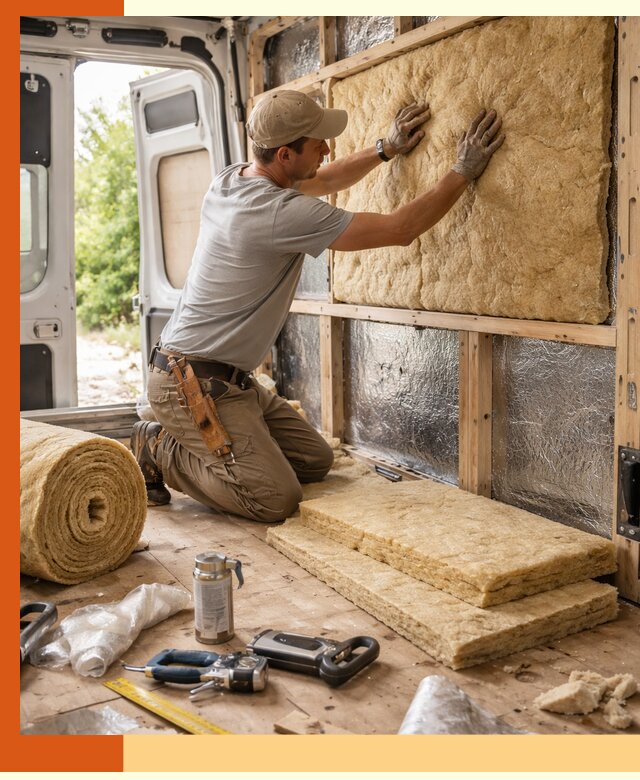 Утепление кемпера под ключ в Горячем Ключе с гарантией качества