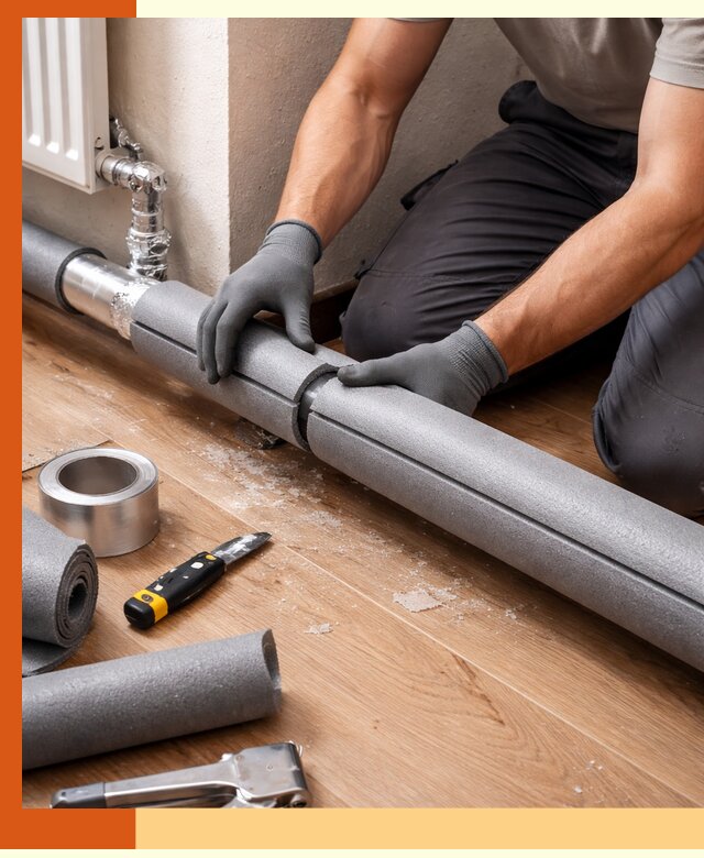 Утепление труб отопления в Горячем Ключе: теплоизоляция и защита сети