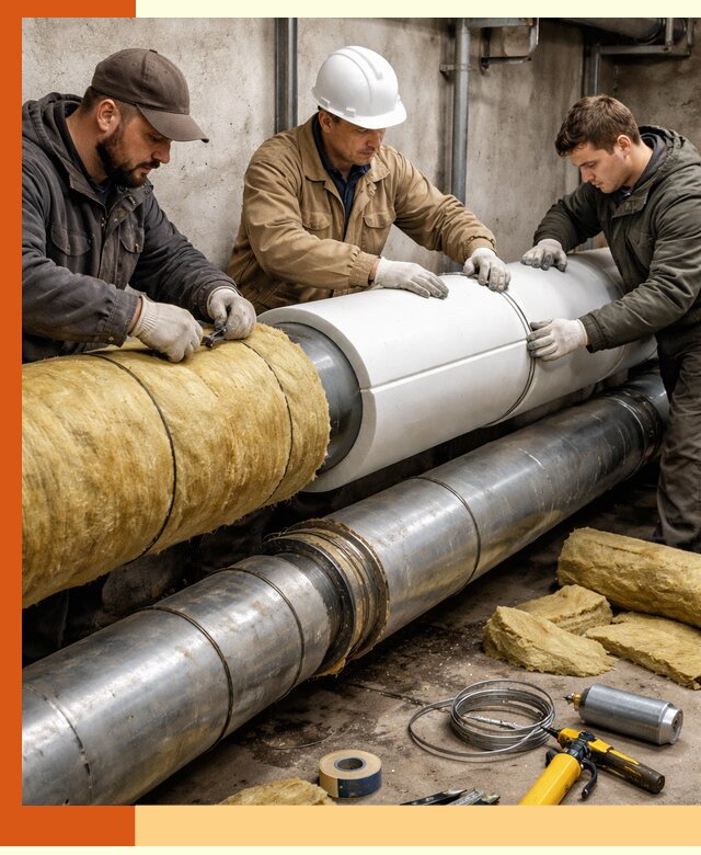 Утепление трубопровода в Горячем Ключе с гарантией энергоэффективности