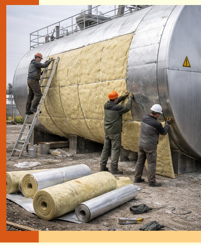 Утепление резервуаров с топливом в Горячем Ключе надежно и экономично