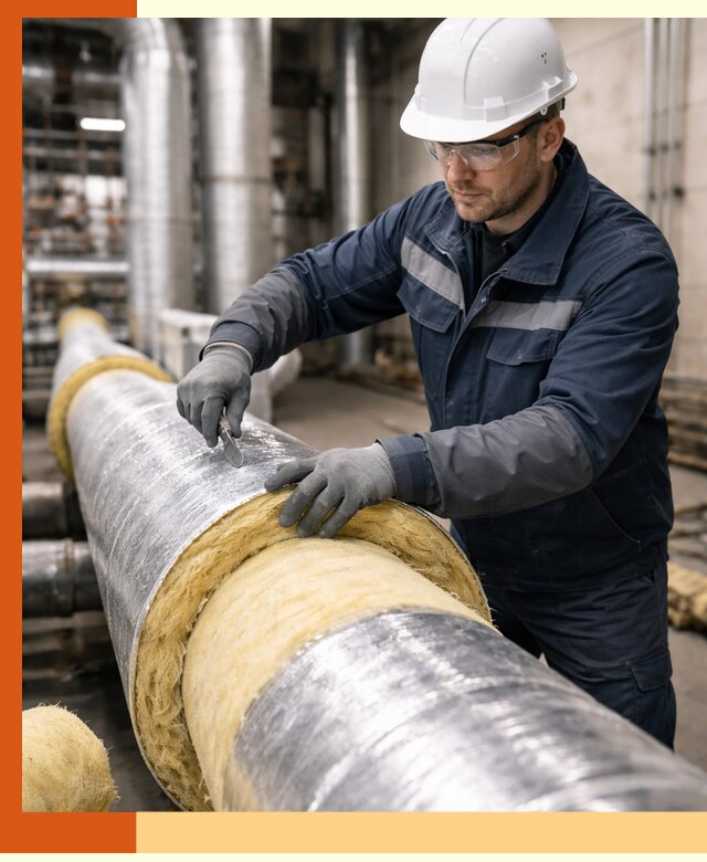 Утепление технологического оборудования и заводских установок в Горячем Ключе