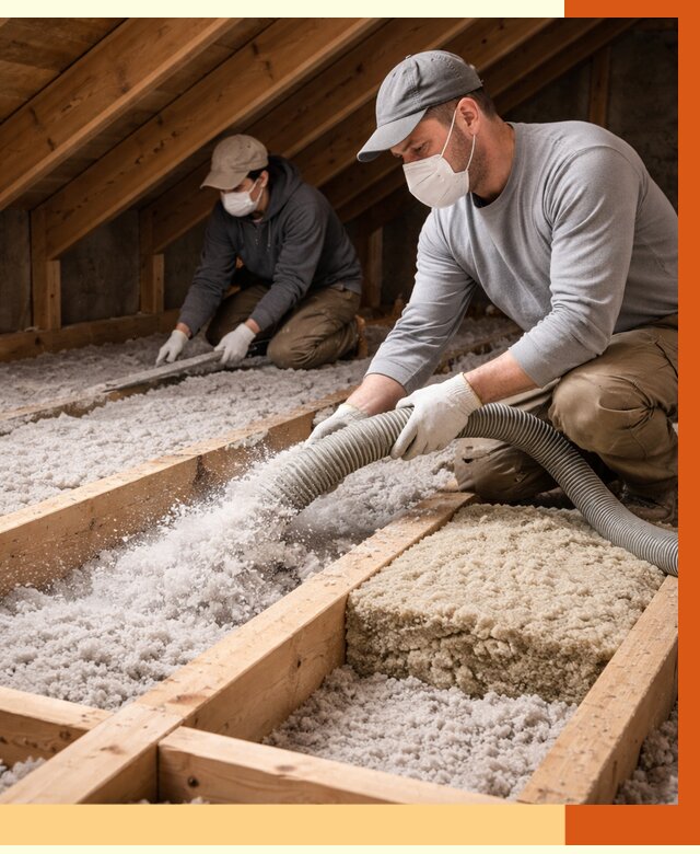 Заполнение полостей чердачного перекрытия в Горячем Ключе от 4650 руб. | ТепломастерГрч