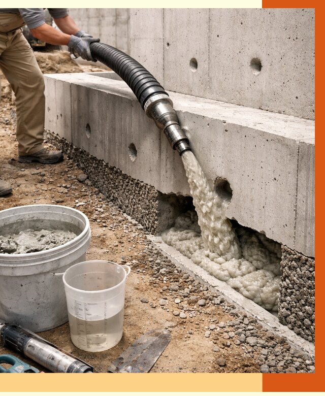 Заполнение полостей фундамента в Горячем Ключе от 7026 руб. под ключ | ТепломастерГрч