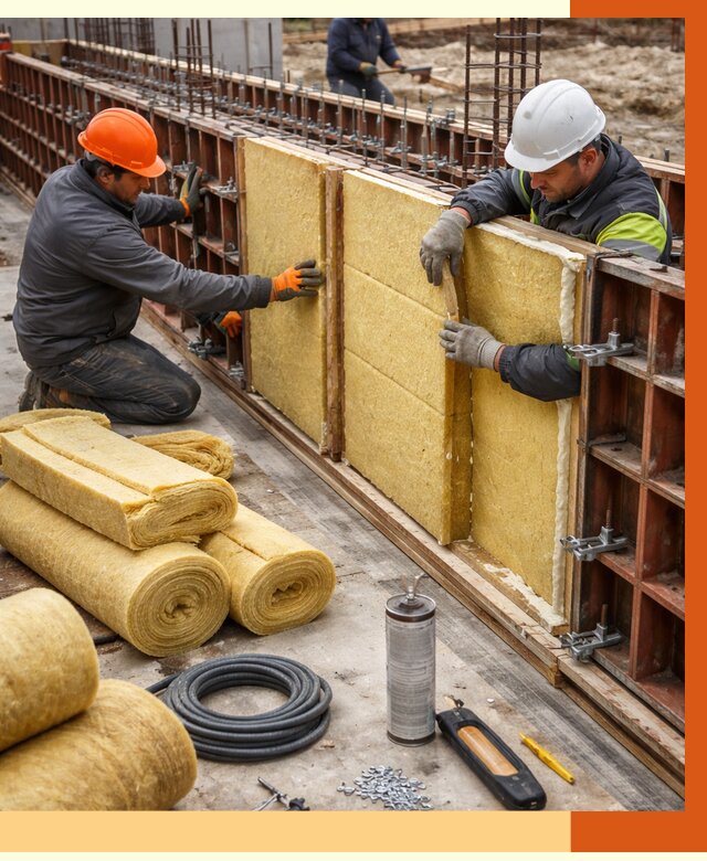 Теплоизоляция опалубки в Горячем Ключе от 7440 руб. за м2 — услуги и монтаж | ТепломастерГрч