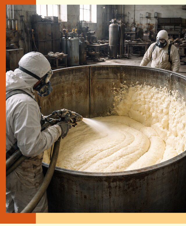 Заливка ппу в емкости с полной изоляцией и герметизацией в Горячем Ключе