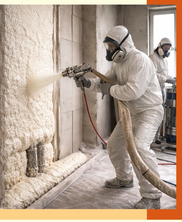 Напыление пенополиуретана в Горячем Ключе от 7750 руб./м2 — услуги и монтаж ППУ | ТепломастерГрч