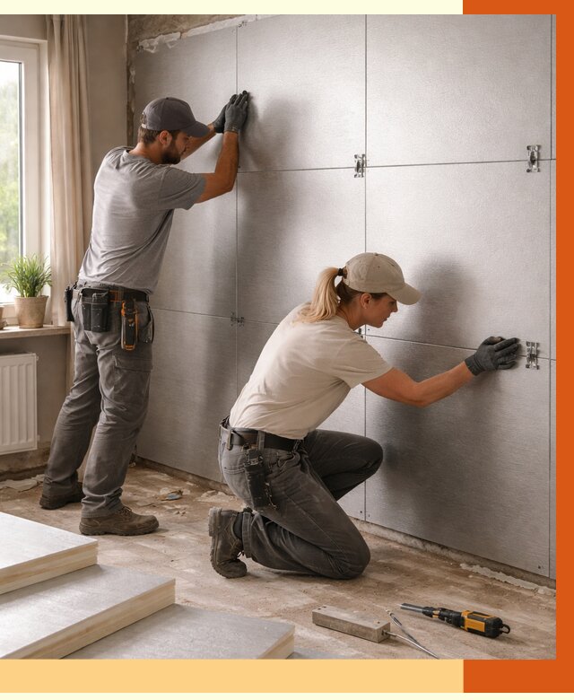 Утепление PIR панелями в Горячем Ключе от 4340 руб. под ключ | ТепломастерГрч