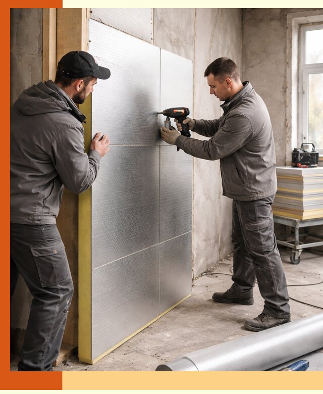 Утепление PIR панелями домов и зданий в Горячем Ключе