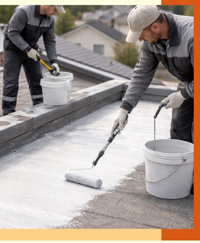 Утепление кровли жидкой теплоизоляцией в Горячем Ключе от 2222 руб./м2 | ТепломастерГрч