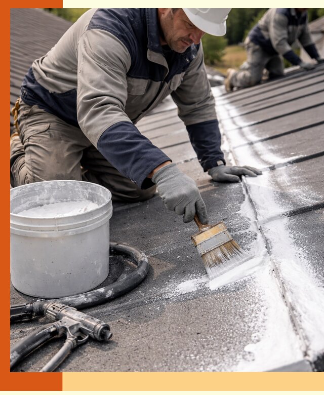 Утепление кровли жидкой теплоизоляцией в Горячем Ключе