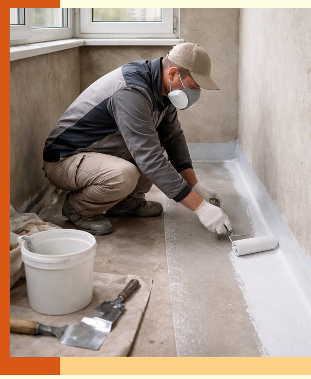 Утепление балкона жидкой теплоизоляцией в Горячем Ключе