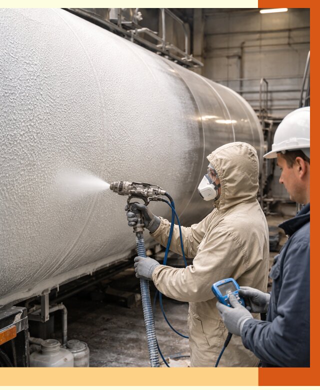 Утепление автоцистерны жидкой теплоизоляцией в Горячем Ключе от 14983 руб. под ключ | ТепломастерГрч