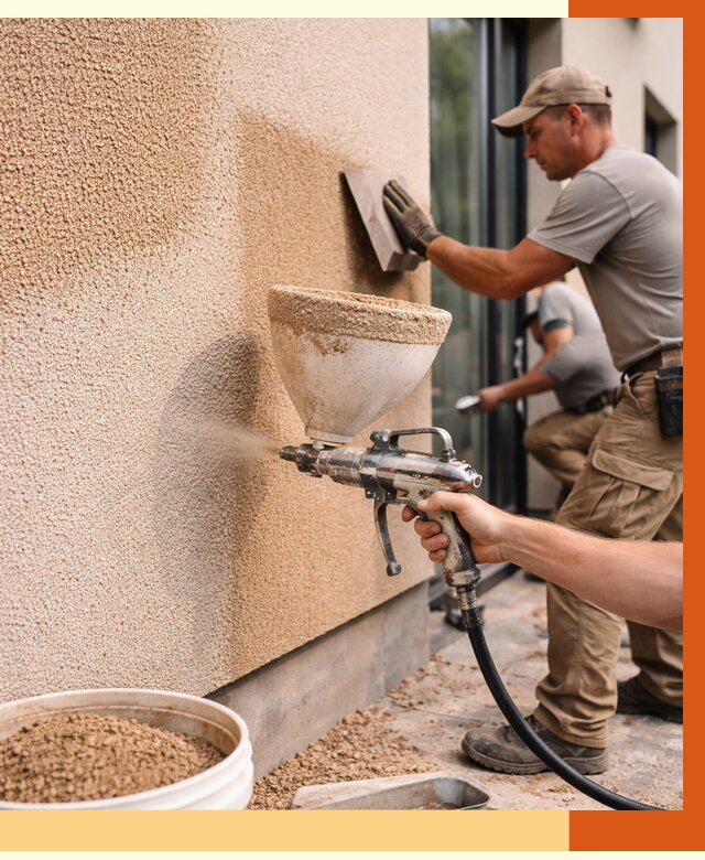 Утепление фасада жидкой пробкой в Горячем Ключе от 4960 руб./м² под ключ | ТепломастерГрч