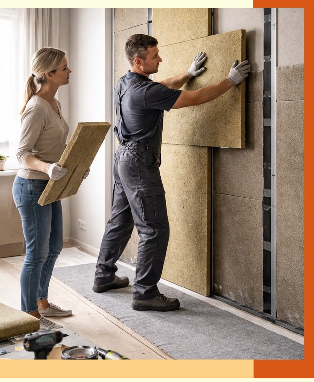 Профессиональная шумоизоляция квартиры в Горячем Ключе от 7750 руб. за м2 | ТепломастерГрч