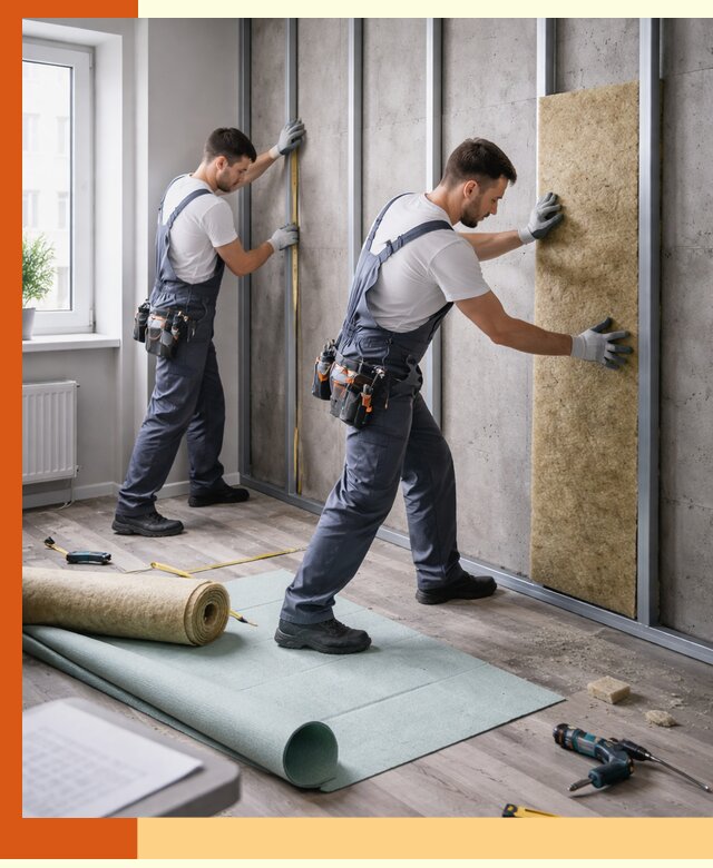 Шумоизоляция квартиры под ключ в Горячем Ключе — профессионально и гарантированно