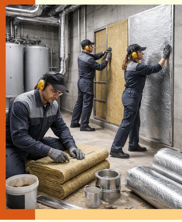 Шумоизоляция котельной в Горячем Ключе: профессиональный монтаж и материалы