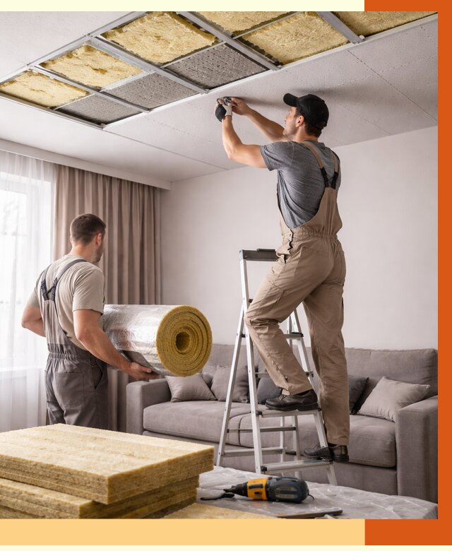 Шумоизоляция потолка в Горячем Ключе от 2325 руб. под ключ | Профессионально — ТепломастерГрч