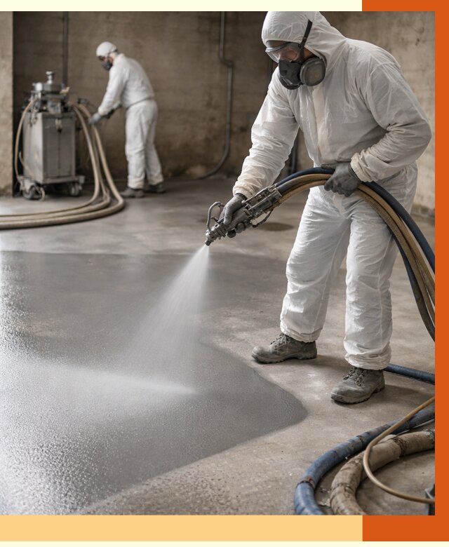 Гидроизоляция полимочевиной в Горячем Ключе от 8783 руб/м² — напыление полимерной гидроизоляции | ТепломастерГрч