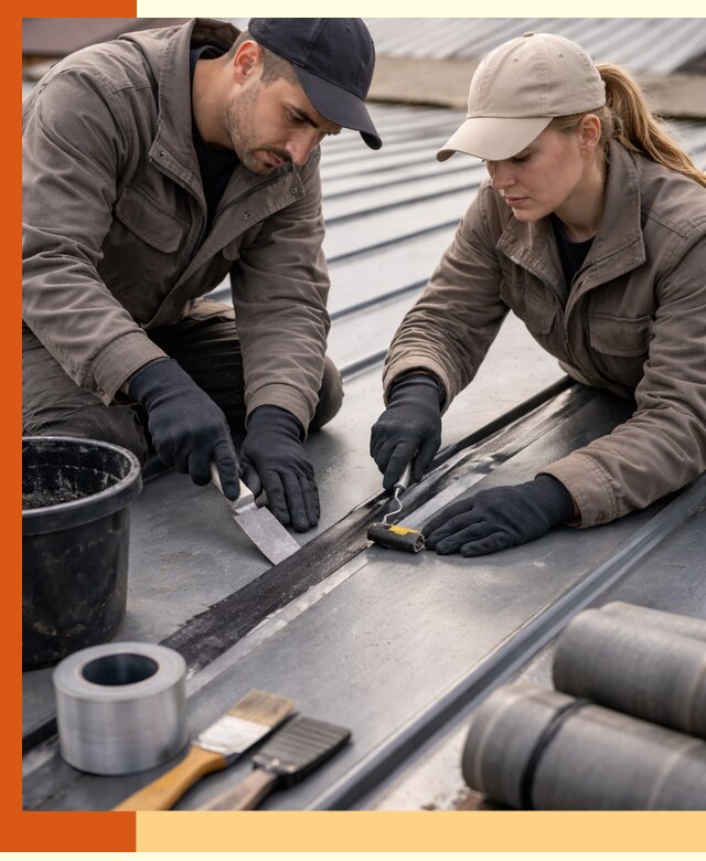 Гидроизоляция фальцевой кровли в Горячем Ключе качественно и надежно