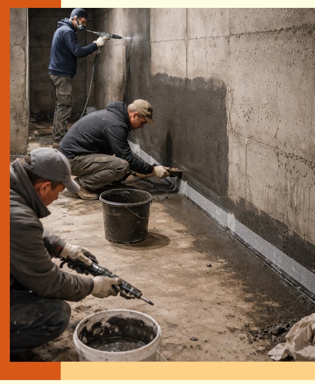 Гидроизоляция подвала в Горячем Ключе — комплексная защита от влаги