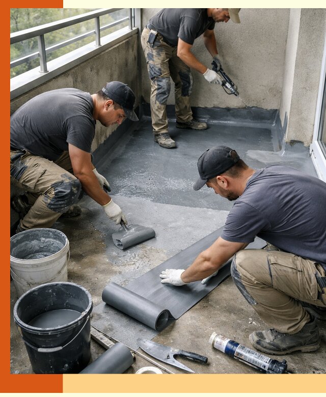 Гидроизоляция балкона в Горячем Ключе: надежная защита от протечек