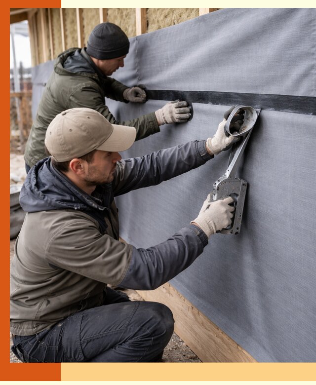 Монтаж ветроизоляции зданий и конструкций в Горячем Ключе