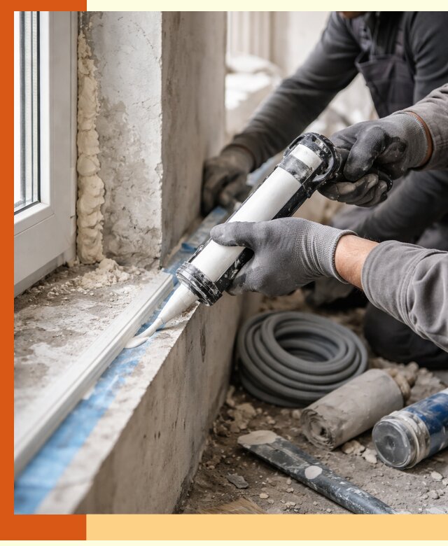 Герметизация стыков и примыканий зданий в Горячем Ключе